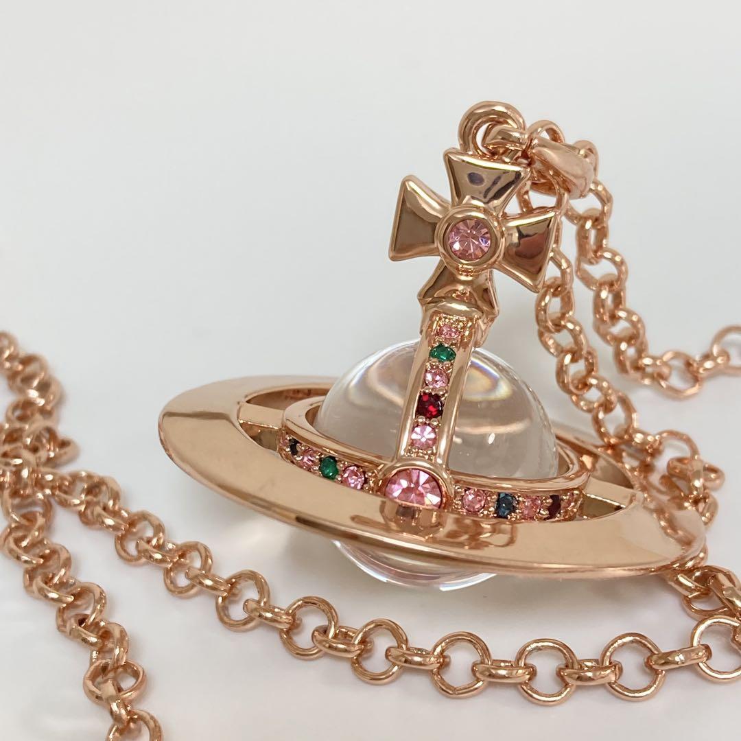 Vivienne Westwood｜スモールオーブネックレス ピンクゴールド