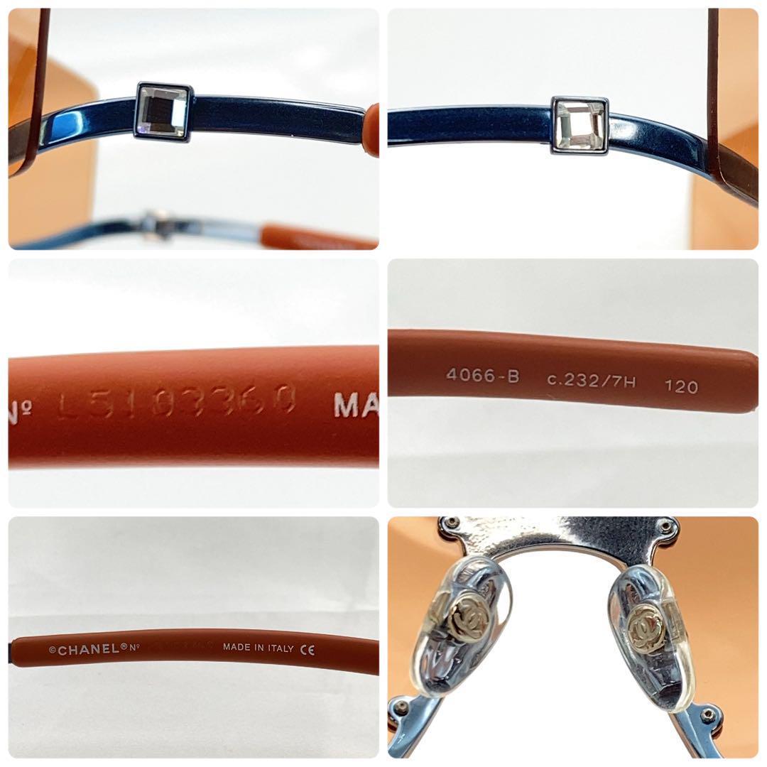 CHANEL サングラス　4066-B c.232/7H アンダーリム　美品