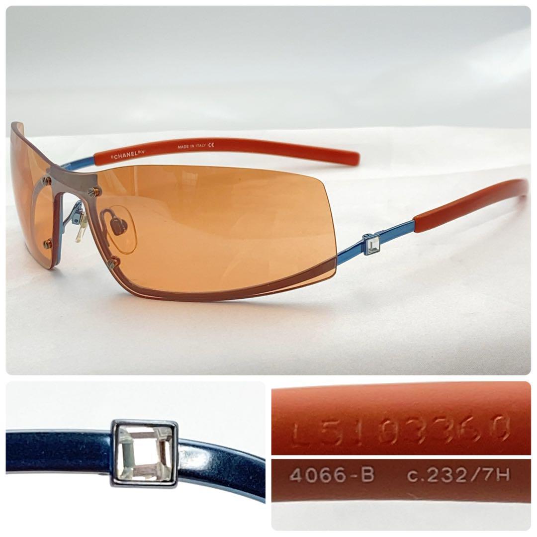 CHANEL サングラス　4066-B c.232/7H アンダーリム　美品
