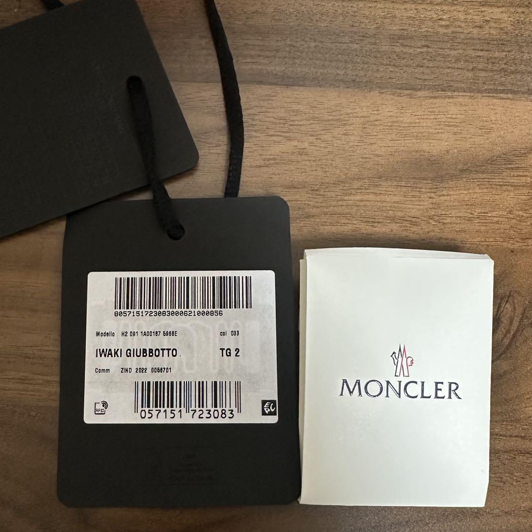 MONCLER ホワイト iwaki ショートダウンジャケット