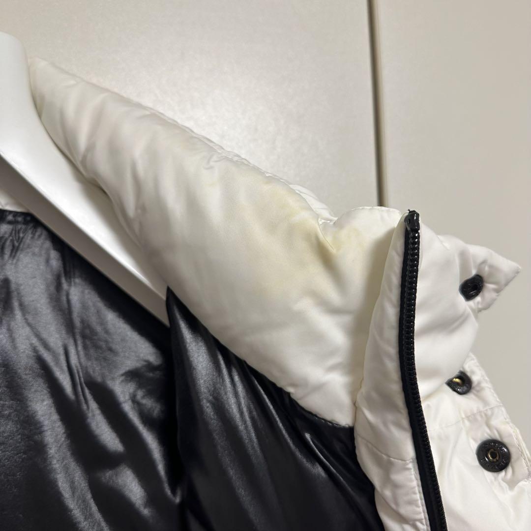 MONCLER ホワイト iwaki ショートダウンジャケット