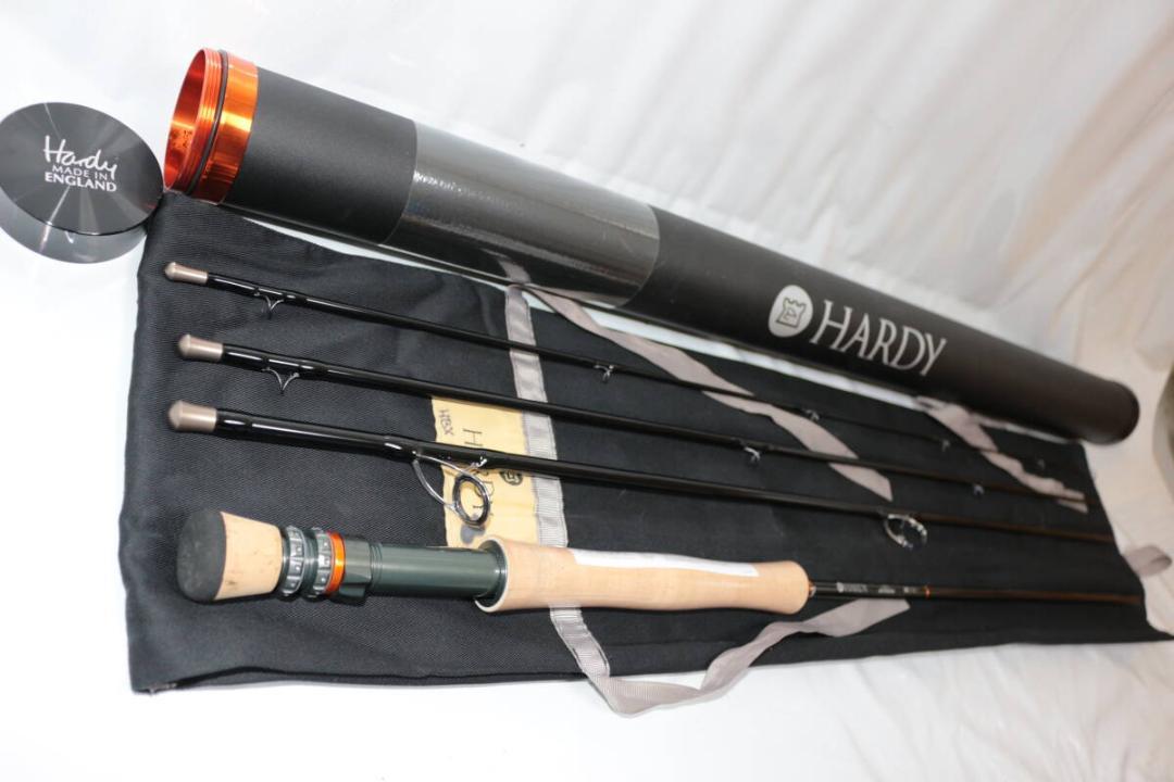 ハーディ Hardy　HBX　9ft.　8番　英国製　未使用　ケース&竿袋付き