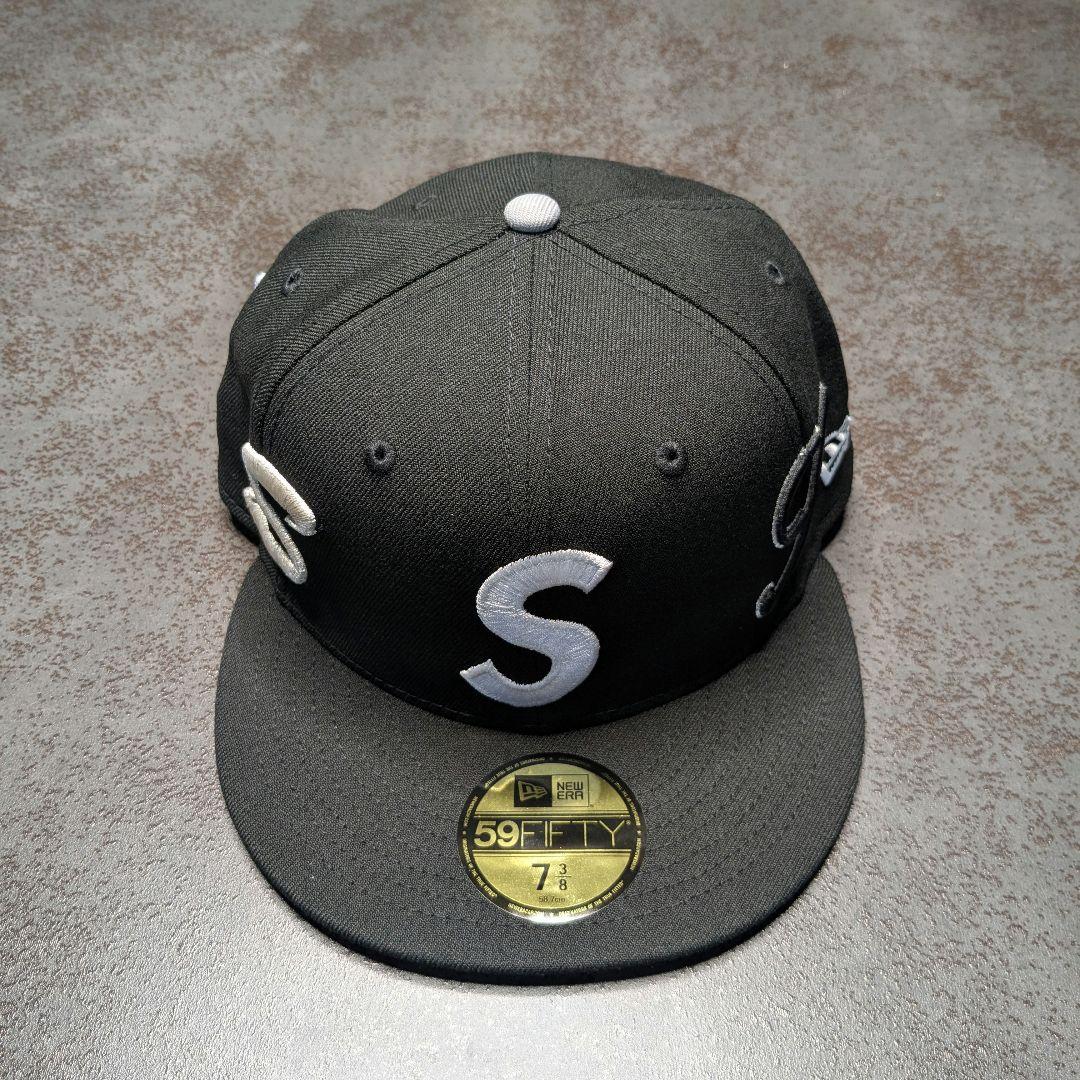 帽子 Supreme Multi S Logo New Era 7 3/8 Black