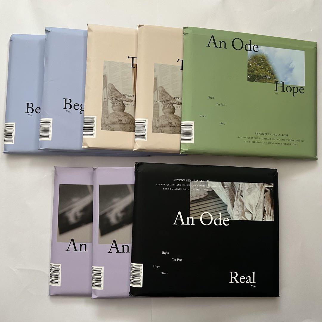 An Ode SEVENTEEN K-POP アルバム 5枚セット(バラ売り可) SEVENTEEN An Ode 5形態 アルバム まとめ売り - メルカリ