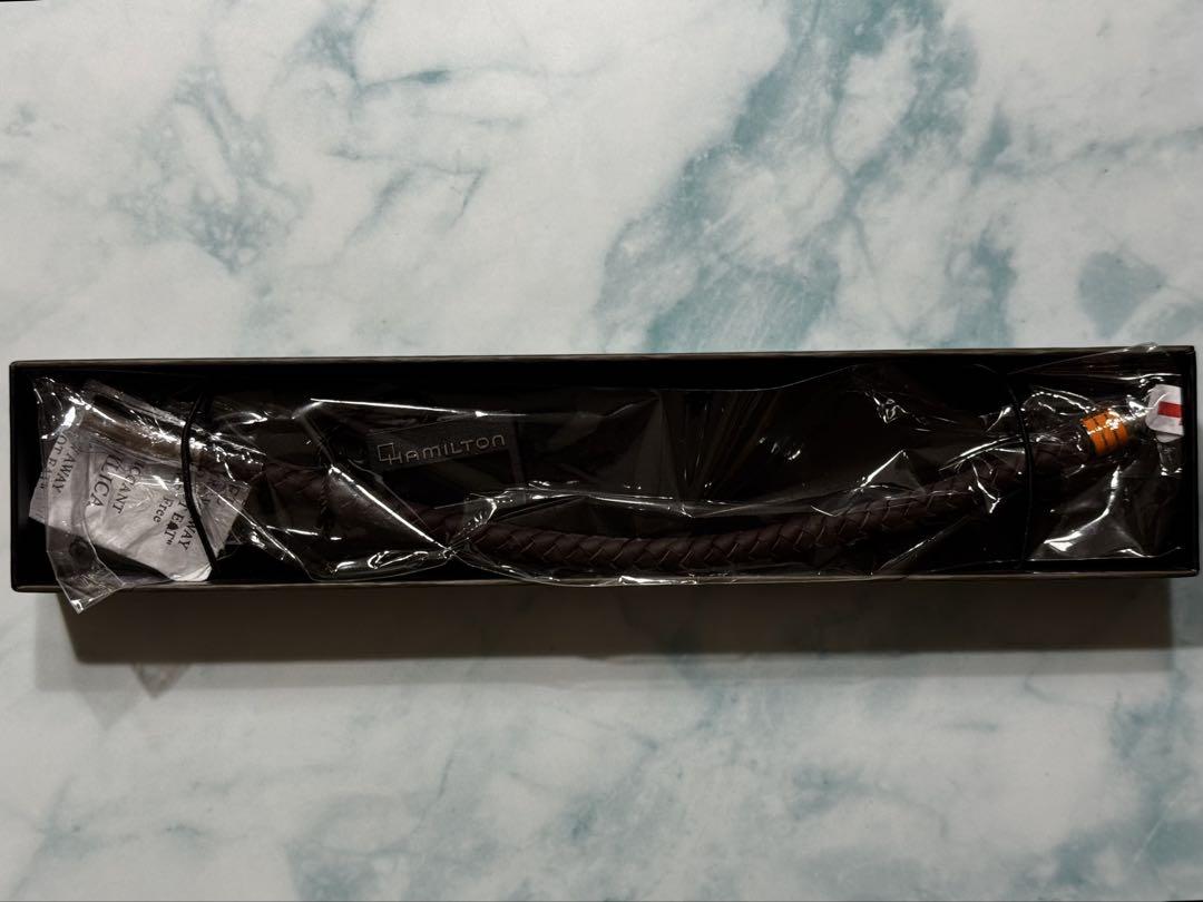 HAMILTON BRACELET ハミルトン レザーバングルブレスレット