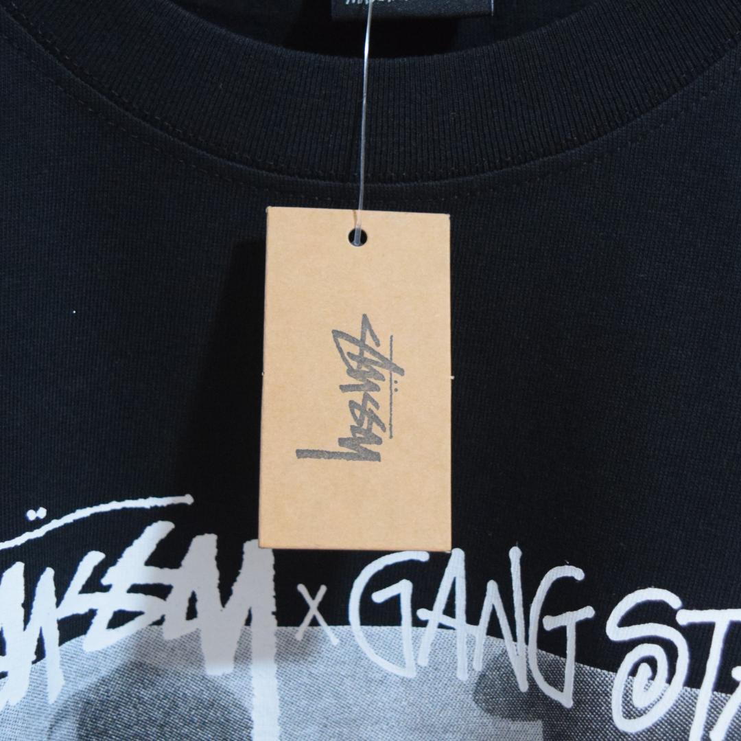ステューシー》即完モデル 正規・新品タグ ギャングスター 黒 XL T