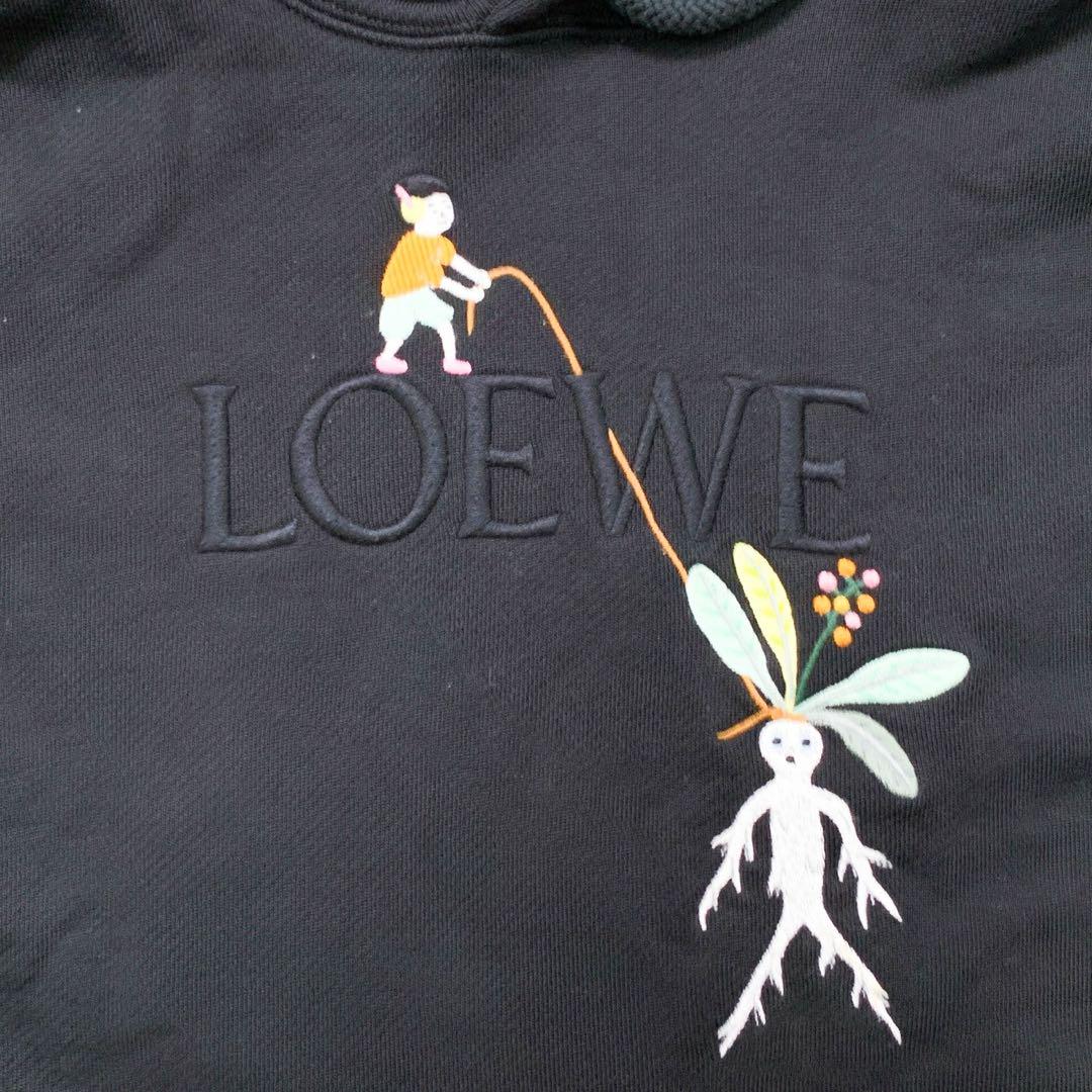 送料関税込■LOEWE■スナ フジタ コットンジャージーパーカー 希少!極美品!ロエベ × スナ・フジタ コラボ コットン パーカー
