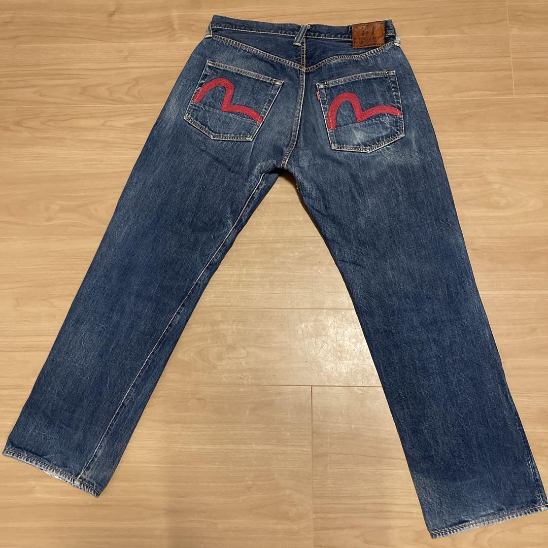 人気✨️EVISU 赤耳 カモメ 赤 W36×35 No.1 SPECIAL 良品 EVISU エヴィス No1 SPECIAL 赤カモメ W36 x L35 - メルカリ