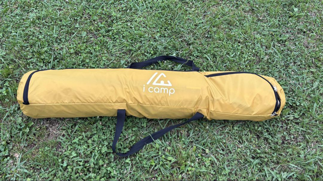 icamp ラクバイン 超早 簡単設営 テント ２~３人用 前室 UVカット