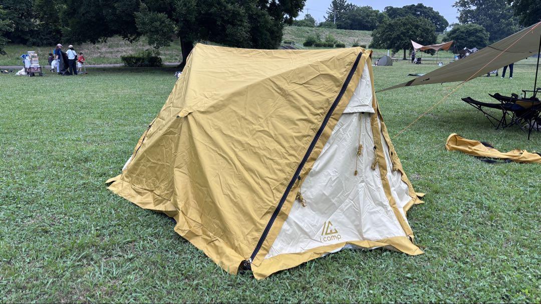 icamp ラクバイン 超早 簡単設営 テント ２~３人用 前室 UVカット