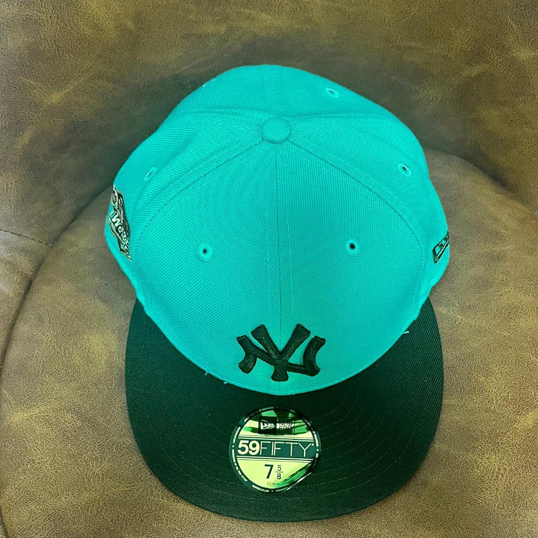 New Era 59FIFTY NY キャップ ターコイズ 7 5/8