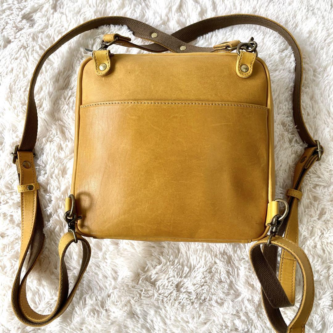タグ付き美品✨kisora キソラ　2way リュック　ショルダーバッグ　レザー