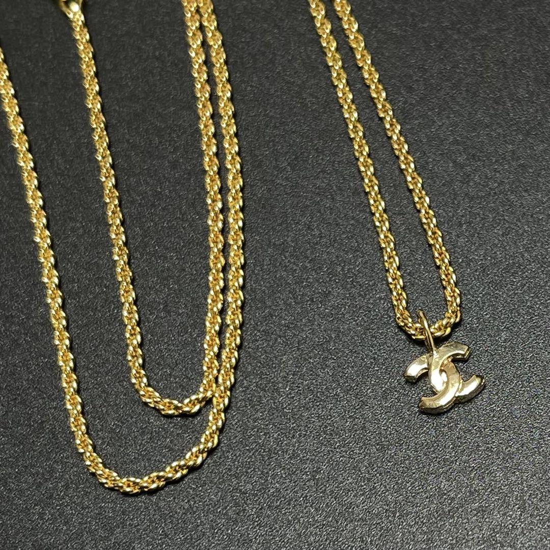 希少サイズ✨CHANEL シャネル ネックレス ココマーク 1982 ビンテージ