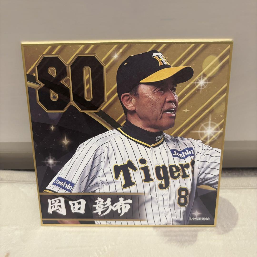 阪神タイガース 岡田彰布監督 中野拓夢選手色紙コレクション