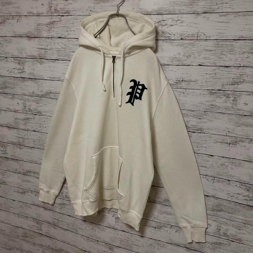 361【人気Lサイズ】ポロラルフローレン♤ビッグロゴ　ハーフジップ　パーカー美品