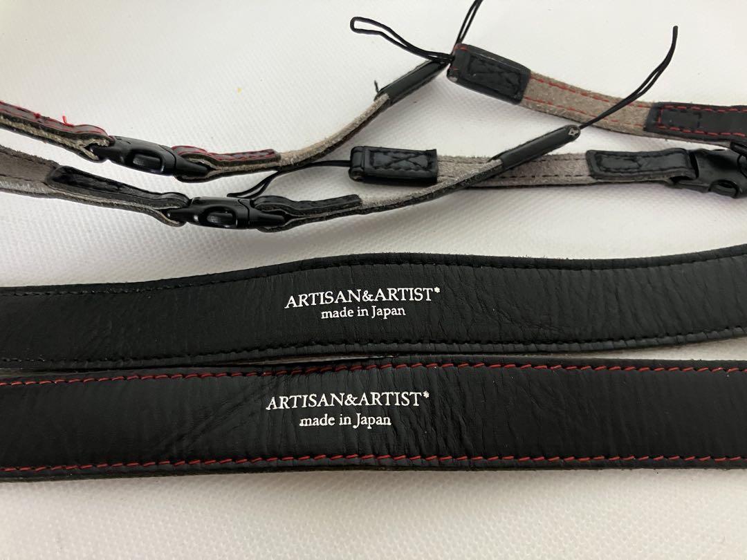 ARTISAN&ARTIST★GR用ストラップ★赤ステッチ（限定品）、黒ステッチ