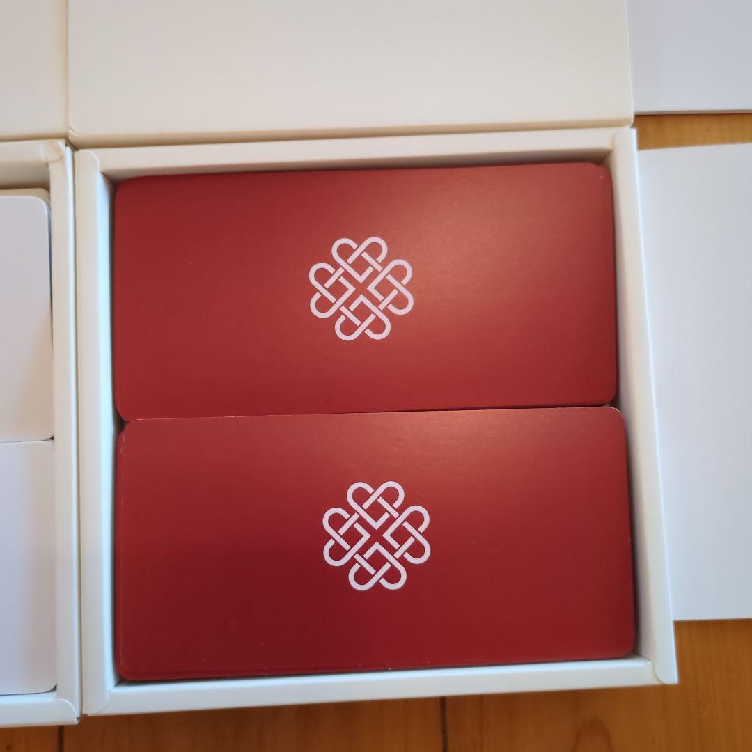 アマナマナカード　The Blessing Cards　緋　白　オラクルカード