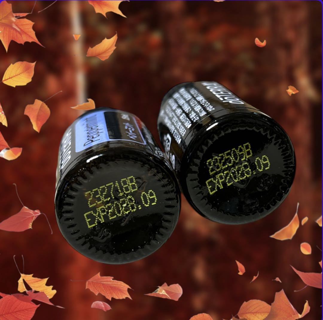 ドテラ エッセンシャルオイル ペパーミント レモングラス 15ml ×2本セット