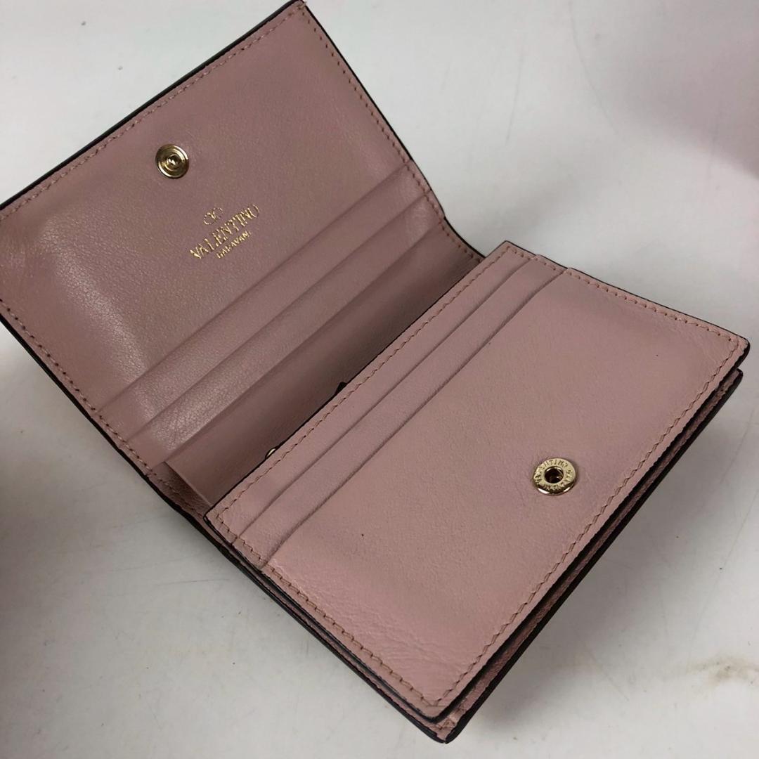 VALENTINO GARAVANI ヴァレンティノ スタッズ 二つ折り財布
