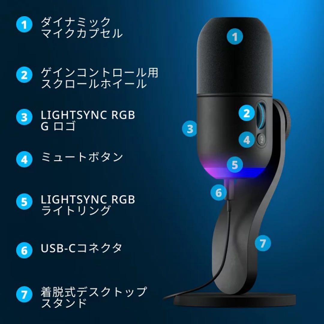 【新品未開封】 Logicool Yeti GX ブラック