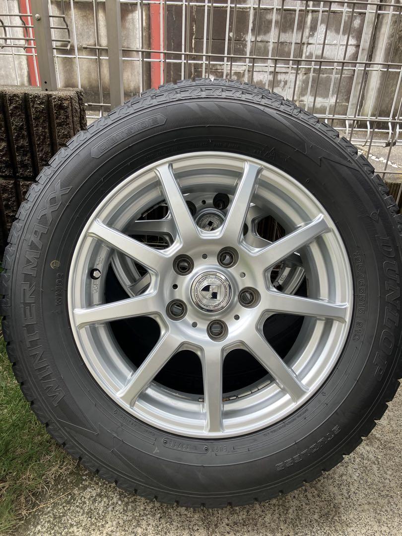 スタッドレスタイヤ196/65R15 2本　ダンロップ　WINTER MAX ①