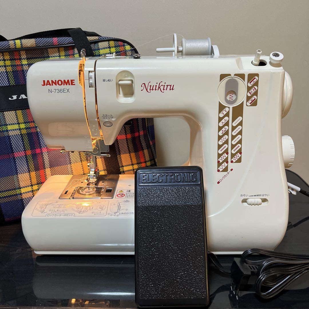 JANOME　ジャノメ　N-736EX　MODEL660型　フットペダル付き