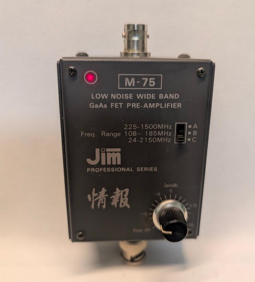 福袋安いいね半額ストア Jim メルカリ - ジャンク M-75 プリアンプ FET式 GaAs 低雑音広帯域 アマチュア無線