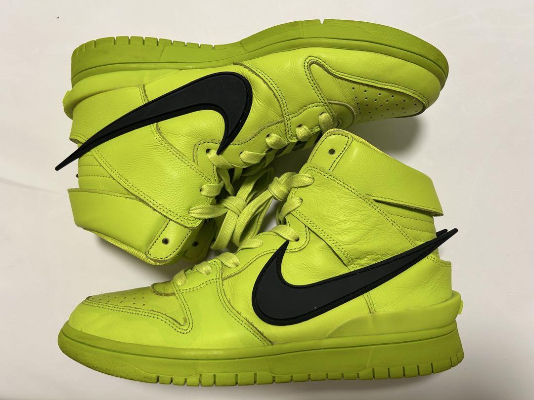 AMBUSH NIKE DUNK HIGH FLASH LIME US9.5
