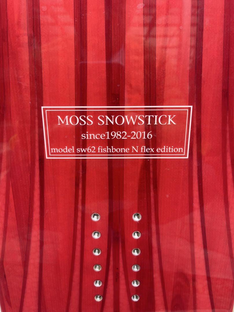 MOSS スノースティック162cmパウダーボード 良品 MOSS スノースティック162cmパウダーボード 良品