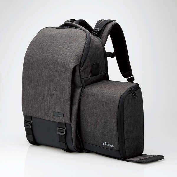 off toco バックパック リュック 通勤 旅行 シンプル 約26Lブラック