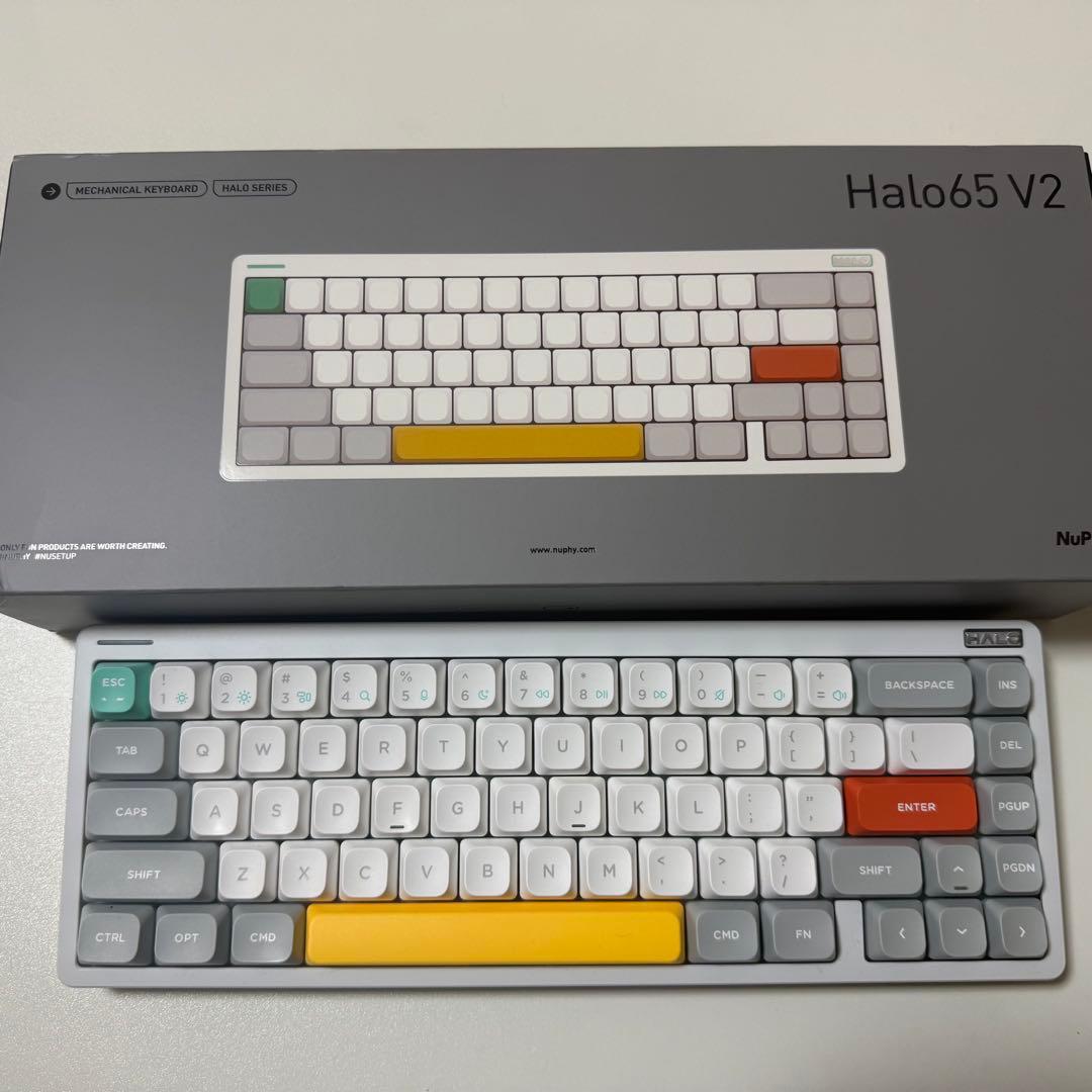 NuPhy Halo65 V2 ミント軸メカニカルキーボード