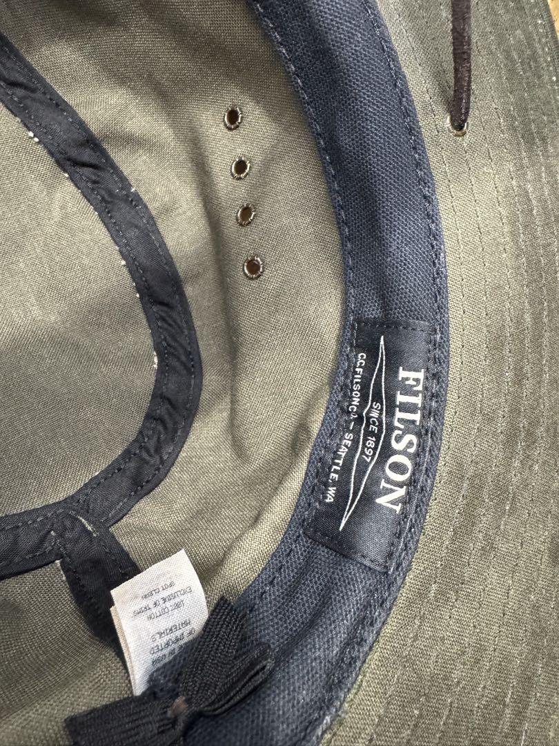FILSON TIN CLOTH BUSH HAT　XL