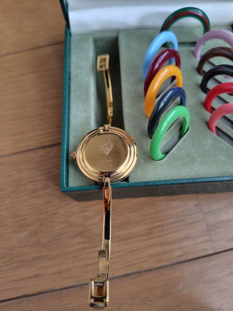 【稼働品】GUCCI チェンジベゼル 時計