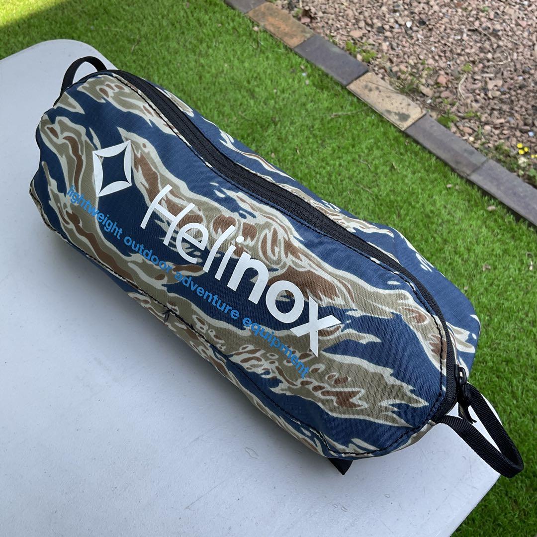 前*恵様 Helinox ヘリノックス チェアワン ブルー タイガー カモ　us