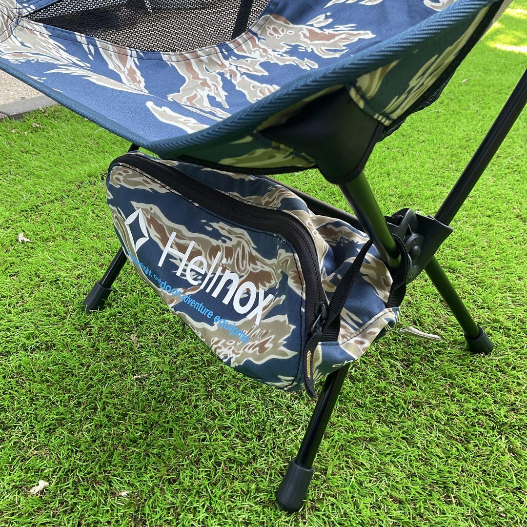 前*恵様 Helinox ヘリノックス チェアワン ブルー タイガー カモ　us