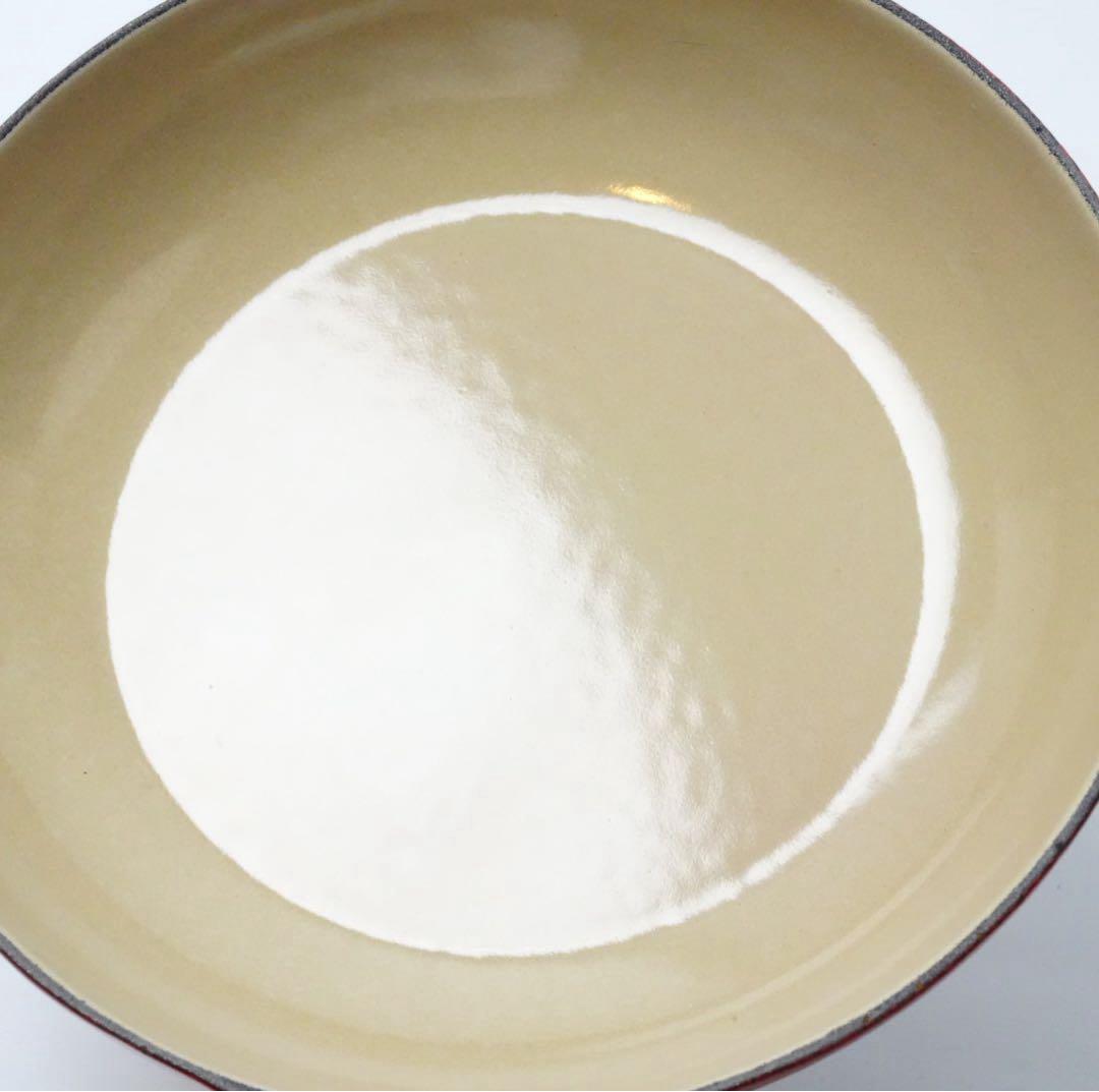 【美品】LE CREUSET　マルチファンクション　チェリーレッド　22cm