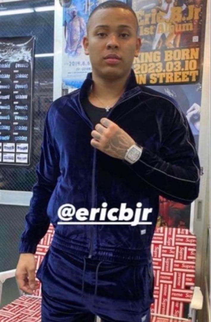 新品(試着のみ) PRO CLUB ベロア　ジャージ L ネイビー