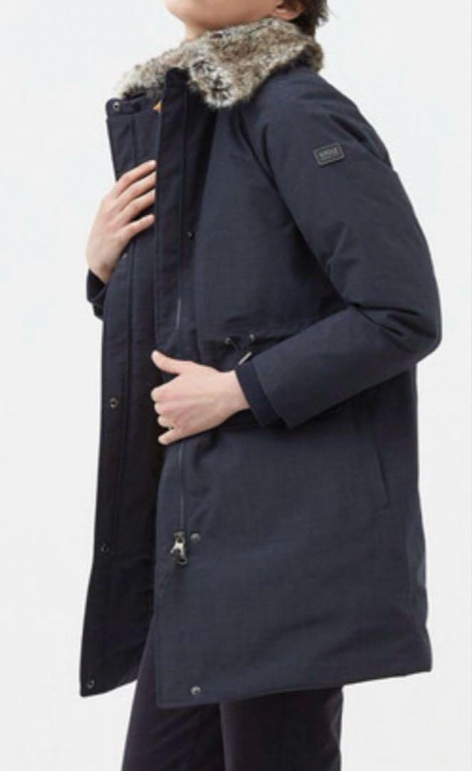 美品 (L) AIGLE エーグル 透湿防水 ウールミックス ダウンコート 美品 (L) AIGLE エーグル 透湿防水 ウールミックス ダウンコート