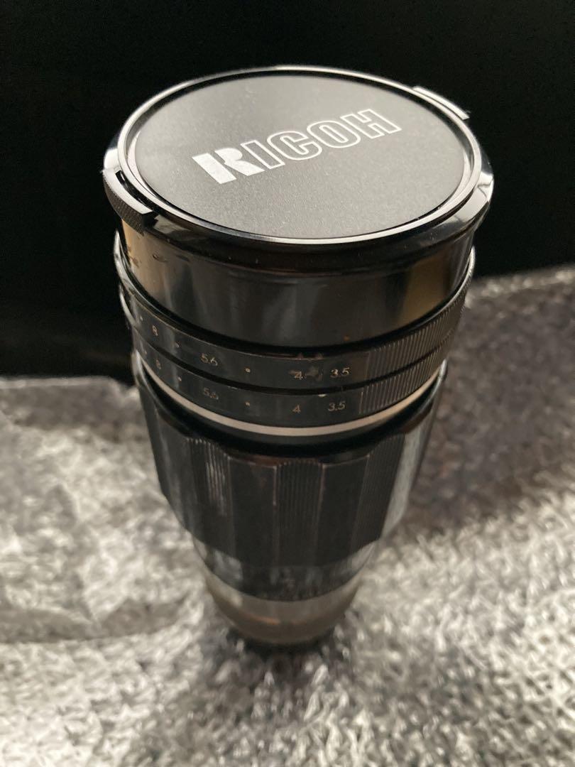 タクマー 200mm f3.5 ニコンFマウントへ改造　絞り羽根18枚円形絞り