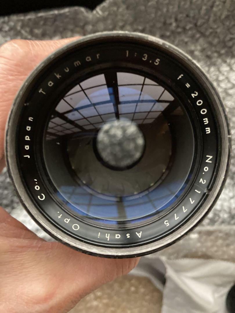 タクマー 200mm f3.5 ニコンFマウントへ改造　絞り羽根18枚円形絞り