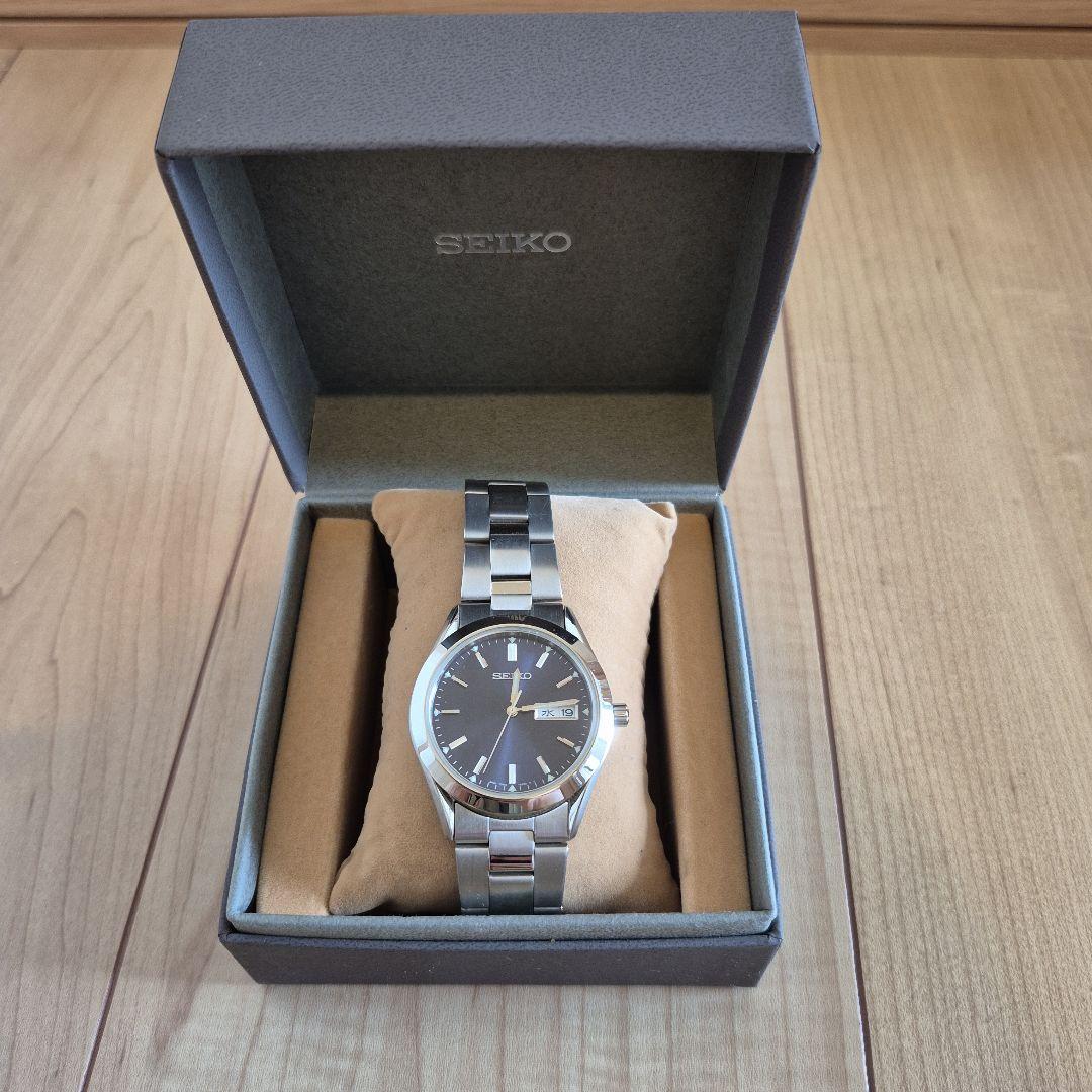 SEIKO ステンレススチール アナログ腕時計