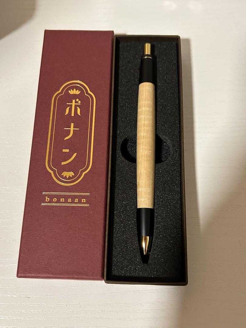 ボナン 栃の木 縮み杢　木製シャープペン