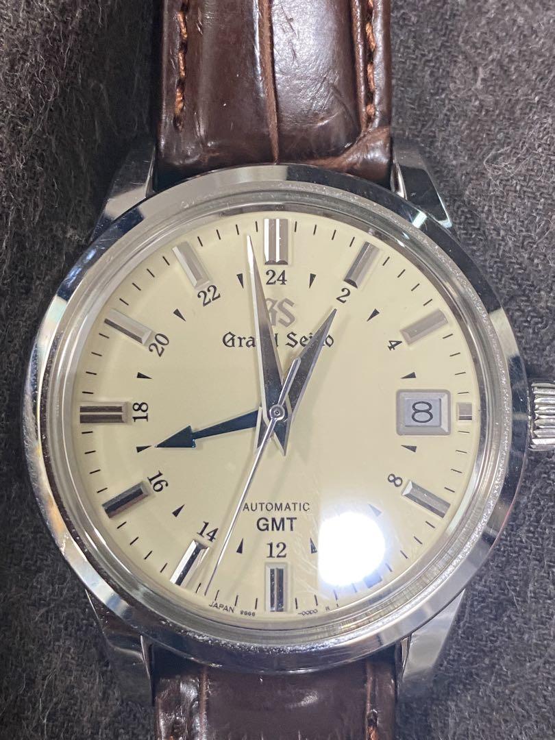 Grand Seiko SBGM221 GMT 自動巻き腕時計