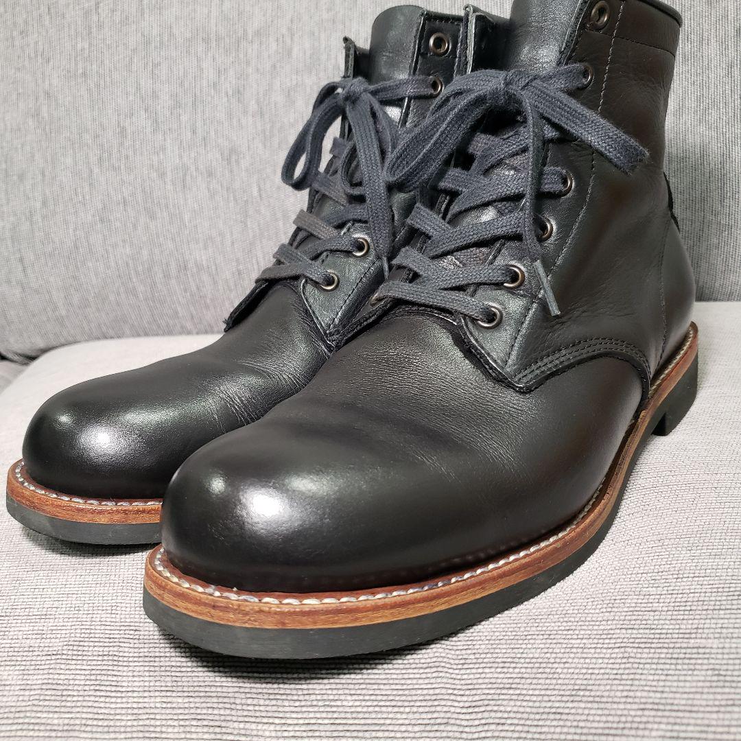 【美品】PISTOLERO ワークブーツ 30cm 黒