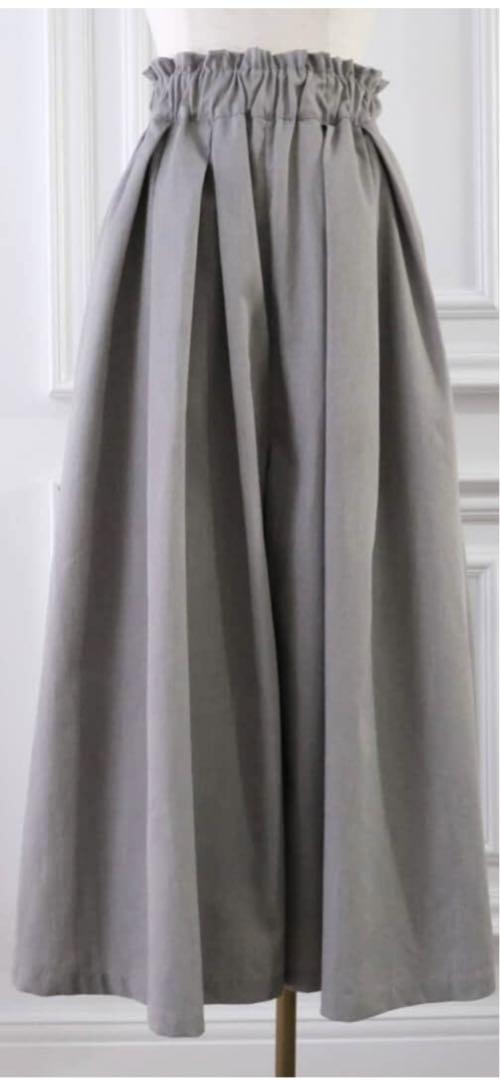 UNMINOU キュロットパンツ(GRAY)