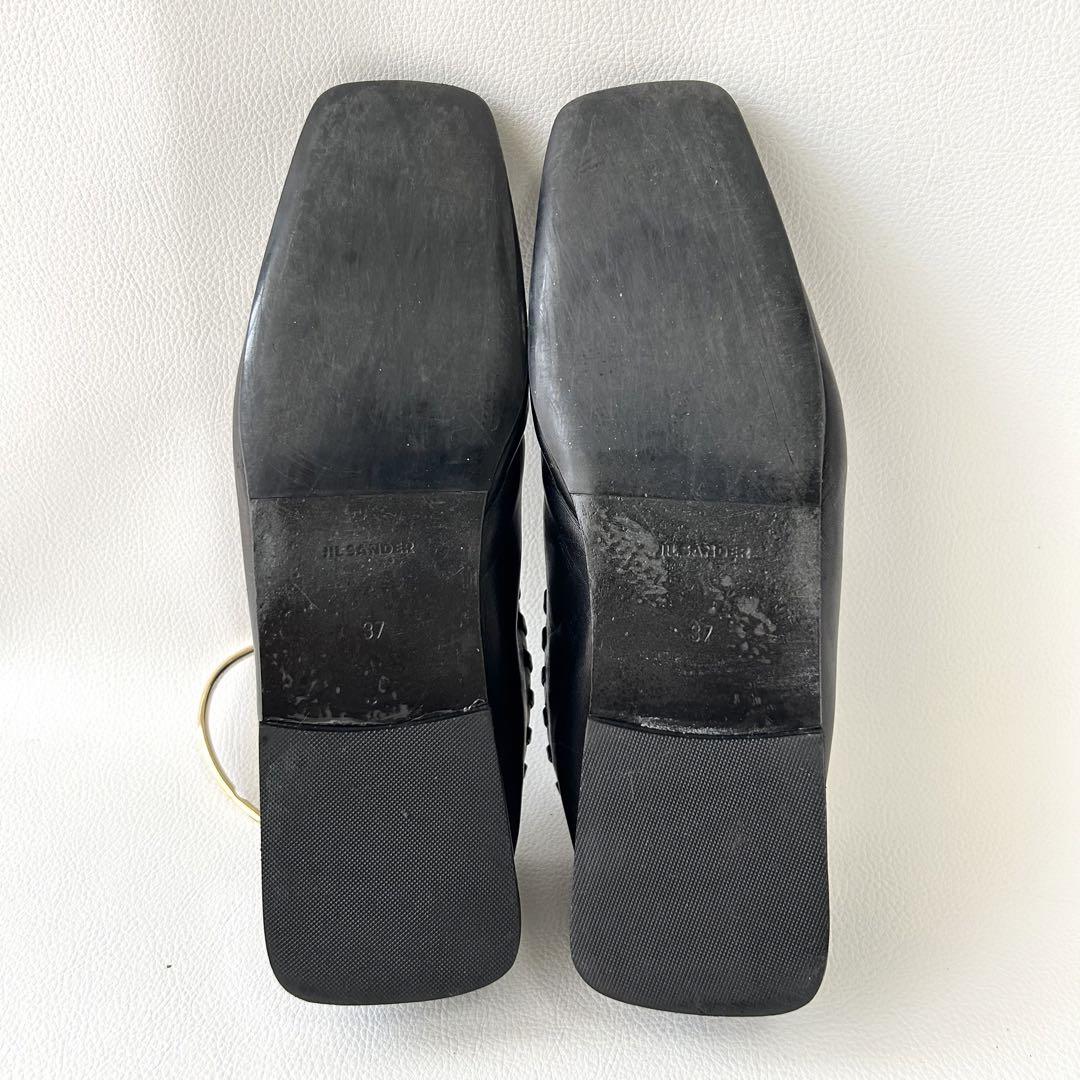 JIL SANDER ジルサンダー アンクレット バレリーナ ブラック【37】