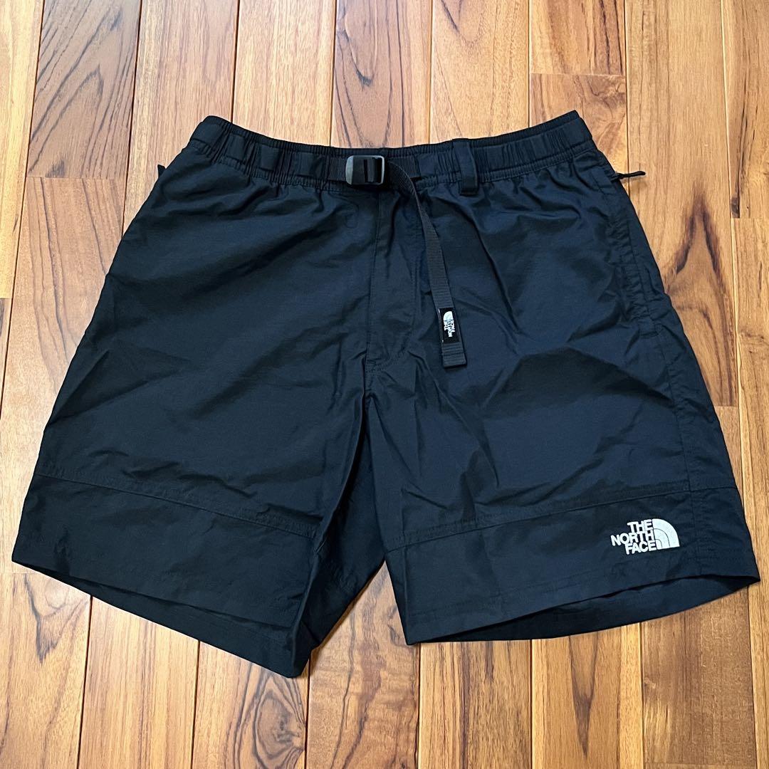 美品 ノースフェイス ヌプシショーツ ショート M NB42334 ブラック