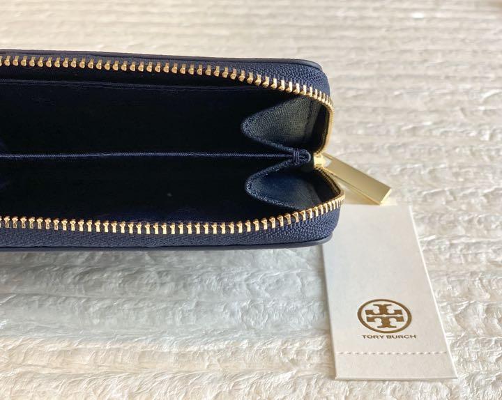 ケースです⒚ TORY EMERSON ZIP コインケース 紺 o0VH6-m28742820743 BURCH トリーバーチ ⊼ブランド