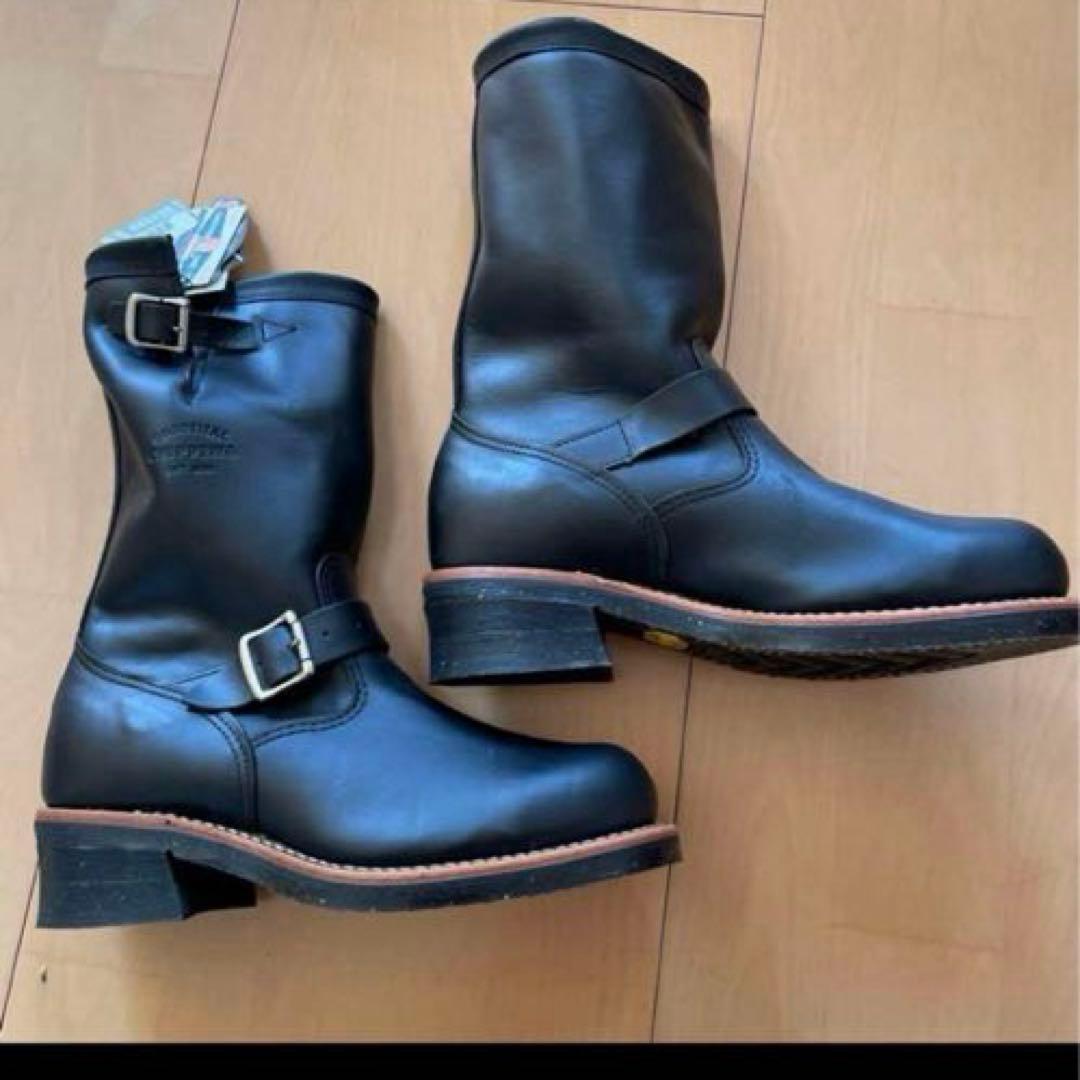 Chippewa ブラック エンジニアブーツ　26.0cm E