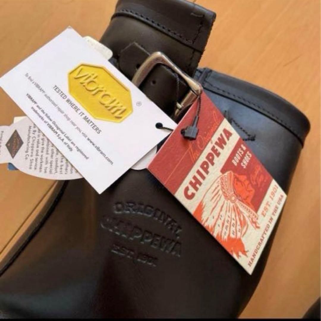 Chippewa ブラック エンジニアブーツ　26.0cm E